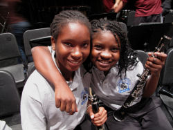 CSMS Band Students at the Winter Concert